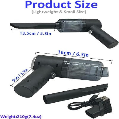 Portable Handheld Vacuum Cleaner Powerful & Easy Cleaning